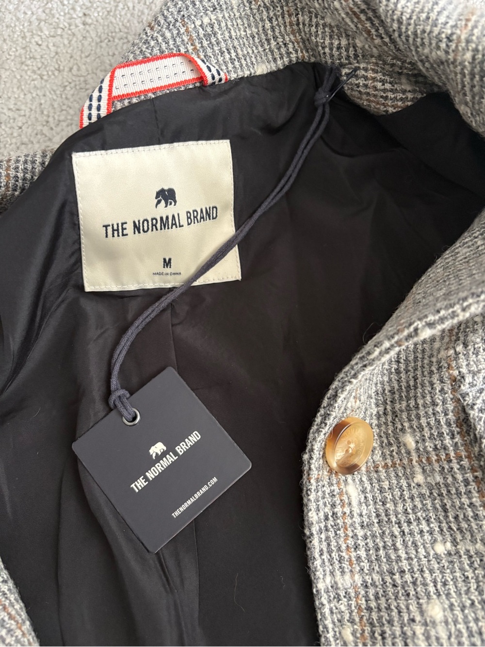 The Normal Brand Gray Tweed “Lodge Jacket” - Picture 2 of 4